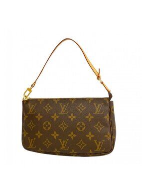 Louis Vuitton Pouch Monogram Pochette Brown
